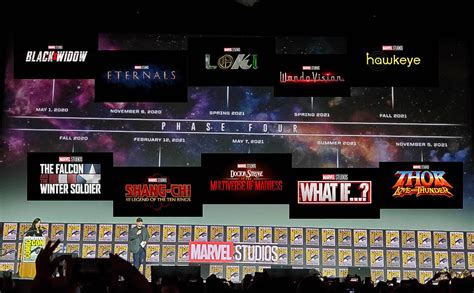 Marvel Công Bố Các Phim Trong Phase 4 Của Mcu 10 Phim Trong 2 Năm