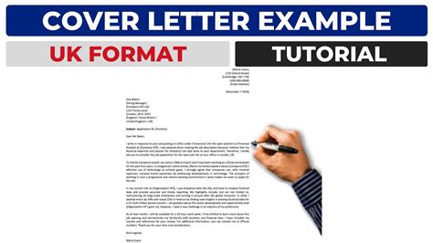 Cover Letter Example Uk British English Writing Video Youtube