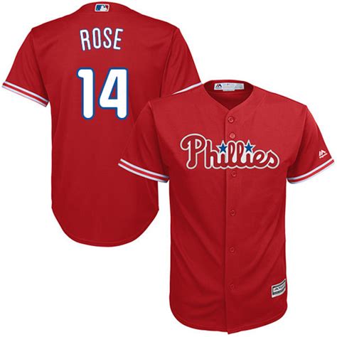 He feels the need to belittle people's accomplishments as if it somehow. Pete Rose Jersey | Pete Rose Cool Base and Flex Base ...