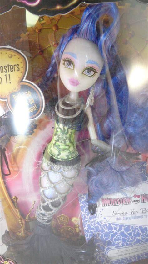 Monster High Freaky Fusion Sirena Von Boo Doll Hybrid Mermaid Ghost