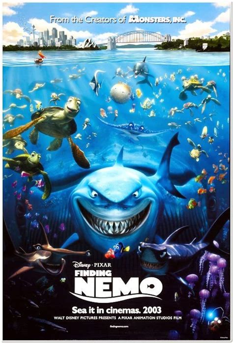 Finding Nemo 2003 Original 27x40 Advance Movie Poster Etsy Israel