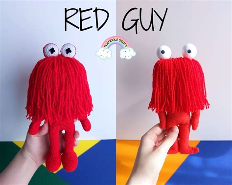 Don T Hug Me I M Scared Red Guy Inspired Amigurumi Etsy Canada