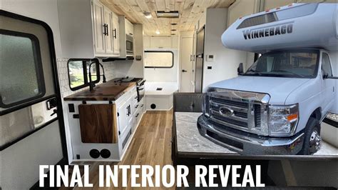 Extreme Remodel Class C Rv Motorhome Tour Full Interior Remodel Youtube