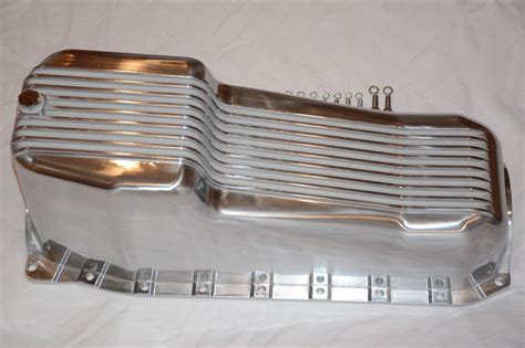 Sbc Chevy Finned Aluminum Oil Pan L L Vortec Pc