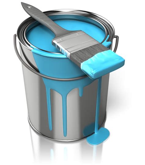 Paint Can With Brush Great Powerpoint Clipart For Presentations