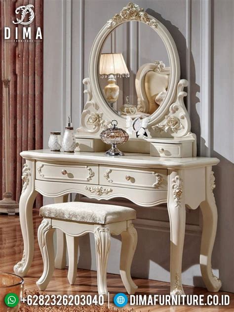 Meja Rias Mewah Terbaru Furniture Jepara Luxury Classic Elegant Design
