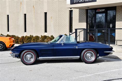 Sold 1964 Chevrolet Corvette Stingray Convertible Daytona Blue