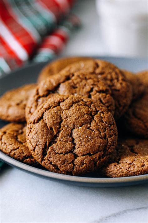 Knead a dough of it until smooth. Chewy Ginger Molasses Cookies - Making Thyme for Health