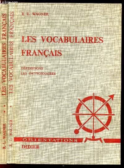 Les Vocabulaires Francais 2 Volumes Definitions Les Dictionnaires