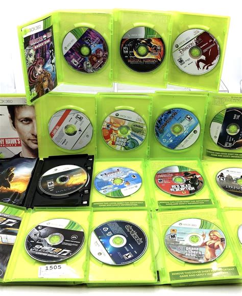 Lot Of 15 Assorted Microsoft Xbox 360 Games In Cases Ebay