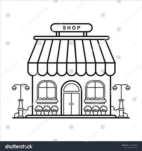 810 Storefront Sketch Images Stock Photos And Vectors Shutterstock