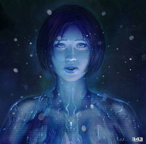 Cortana Side Concept Art By John Liberto Vinyl Cover Cover Art Halo 4