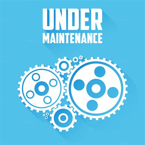 Under Maintenance Page Message ~ Web Elements on Creative Market