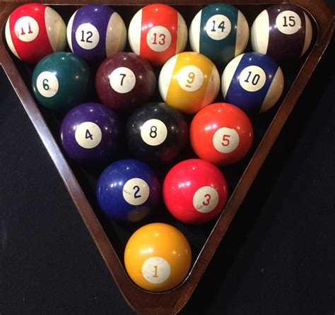 Vintage Billiard Balls The Numbers Are Sideways Collectors Weekly