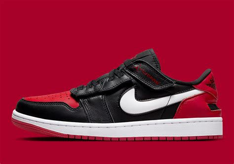 Air Jordan 1 Low Flyease Black Gym Red Dm1206 066