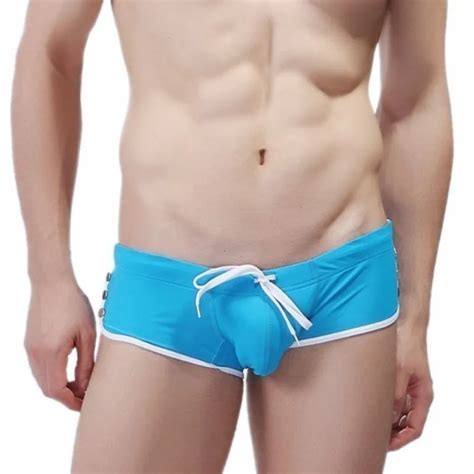 Sexy Bikini Swimsuit Men Swimwear Gay Mens Swim Briefs Bulge Push My