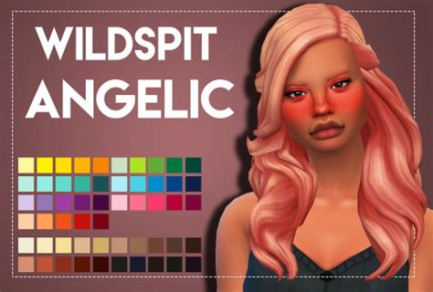 Aveira S Sims 4 Wildspit S Angelic Hair Recolor Updated In 2020 Vrogue