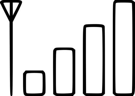 Mobile Signal Cellular Graphic Wave Contact Level Svg Png