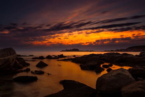 Sunset In Corsica 5k Retina Ultra Hd Wallpaper Hintergrund