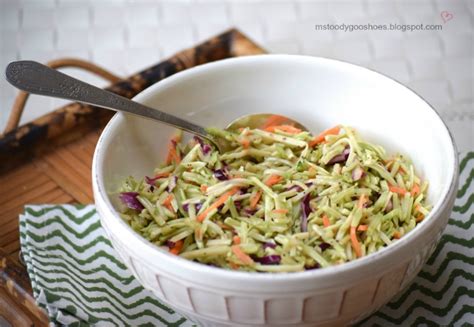 In large bowl, mix salad ingredients. Broccoli Slaw with Apple Cider Vinegar Dressing in 2020 ...