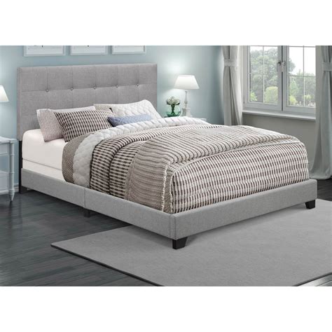 Accentrics Home Button Tufted Upholstered Bed Beds Furniture