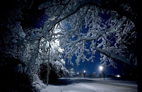 Beautiful Snow Scenes At Night Ontdpolitical Ontdpoliticals Potd