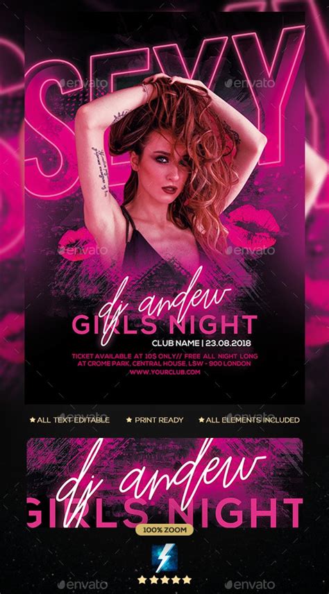 Sexy Party Flyer By Sparkg Graphicriver