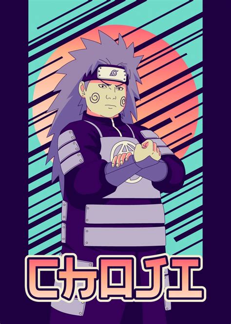 Choji Akimichi Poster By Al Art Displate In 2021 Naruto Art
