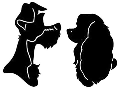 Lady Tramp Dogs Vinyl Decal Sticker