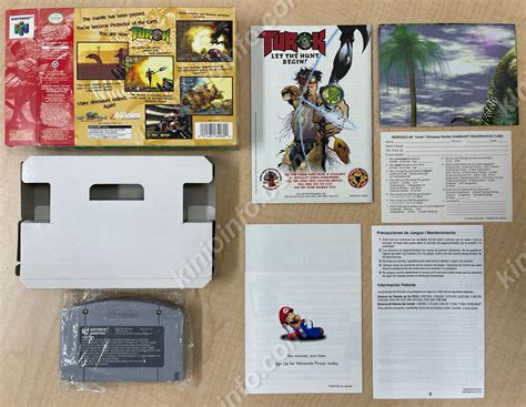 Turok Dinosaur Hunter時空戦士テュロック中古美品N64北米版 kinjoinfo