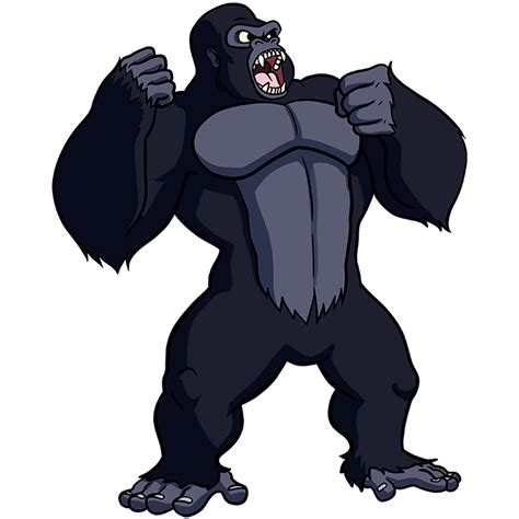How To Draw King Kong Really Easy Drawing Tutorial