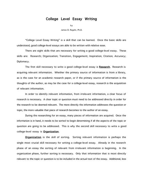 Written communication is one of the. College Essay Format Examples | Examples and Forms