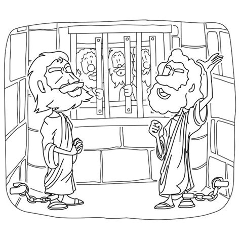Christian ClipArts Net Paul And Silas Praised God In Prison