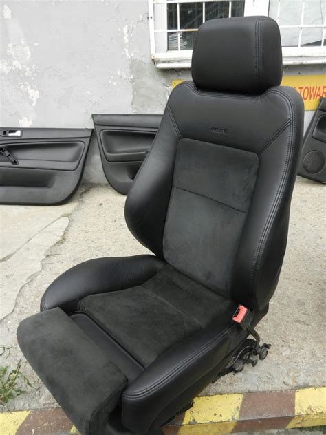 VW PASSAT B5 FL FOTELE RECARO ALCANTARA JAK NOWE 7506137320