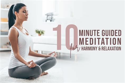 10 Minute Guided Meditation For Harmony And Relaxation Food Matters