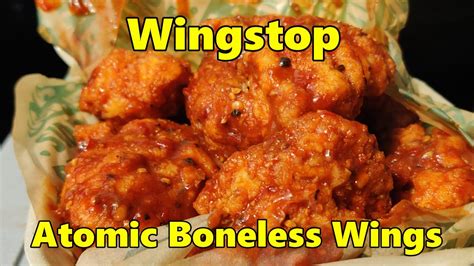 Wingstop 10 Pc Atomic Boneless Wings Nuggets Kinda Hot YouTube