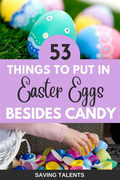 50 Non Candy Easter Egg Fillers Easter Egg Fillers Egg Fillers