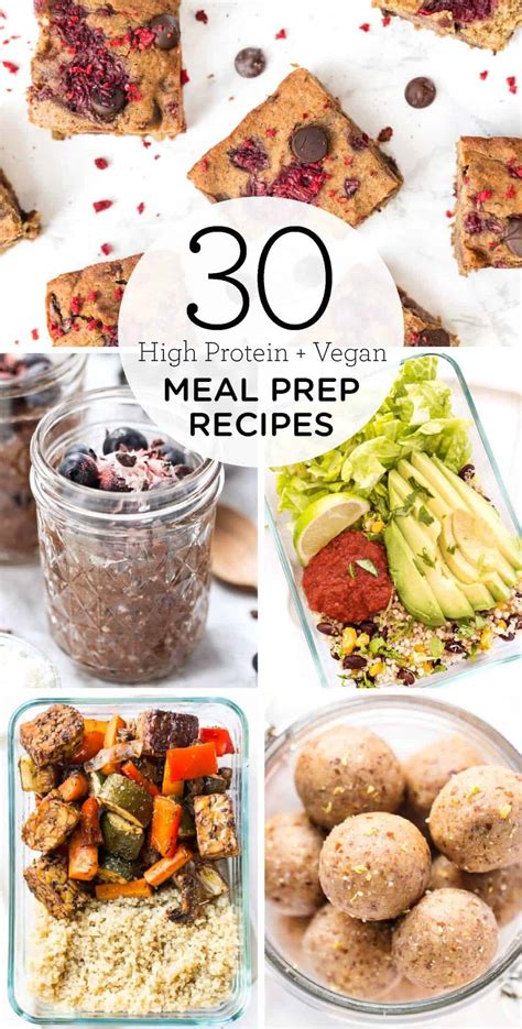 30 High Protein Vegan Meal Prep Recipes Simply Quinoa