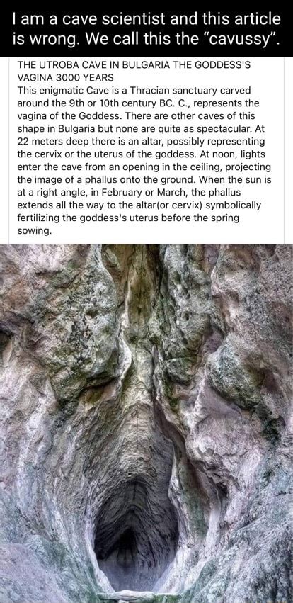 lam cave scientist and this article is wrong we call this the cavussy the utroba cave in