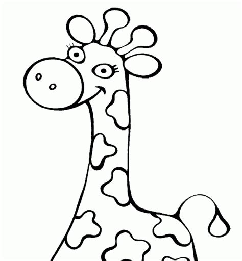 Kolorowanki Zwierzęta żyrafa Sl