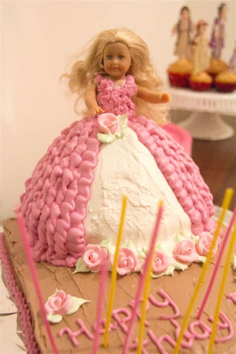 mini american girl doll birthday cake american girl cakes american girl birthday party