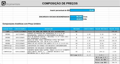 Como Fazer Um Orçamento De Obra Passo A Passo Utilizando O Sinapi O