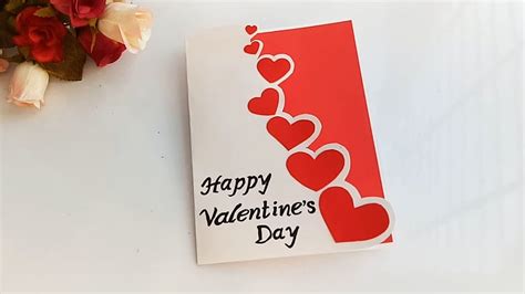 Beautiful Handmade Valentine S Day Card Idea Diy Greeting Cards For