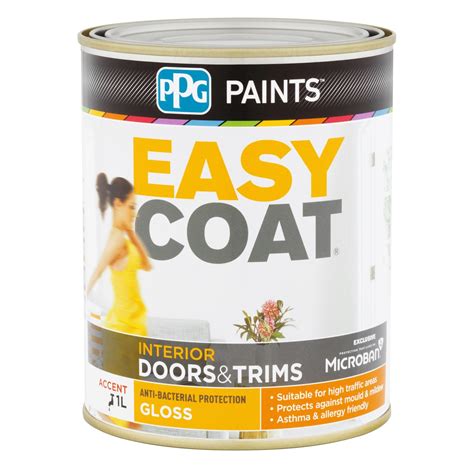 Ppg Paints 1l Accent Gloss Easycoat Interior Doors And Trims Bunnings