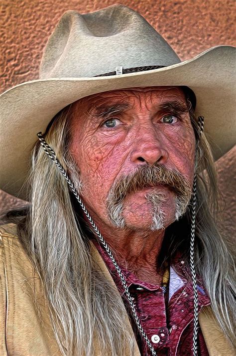 Cowboy By Dave Mills Interesting Faces Cowboy Old Faces