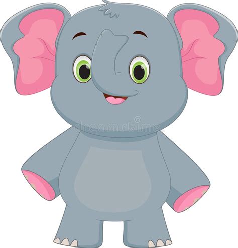 Baby Elephant Cartoon Stock Illustrations 23044 Baby Elephant