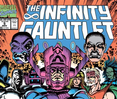 Infinity Gauntlet 1991 5 Comic Issues Marvel