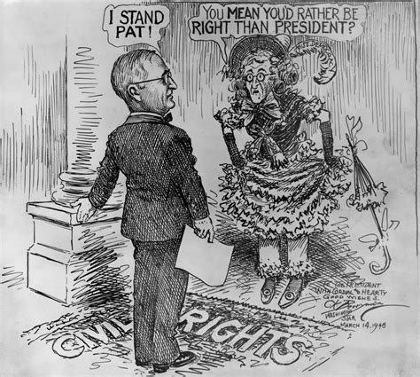 Clifford Berryman Civil Rights Cartoon Harry S Truman