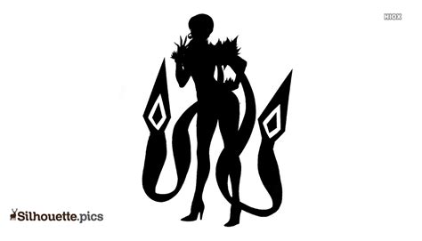 League Of Legends Characters Silhouette Vector Clipart Images Pictures