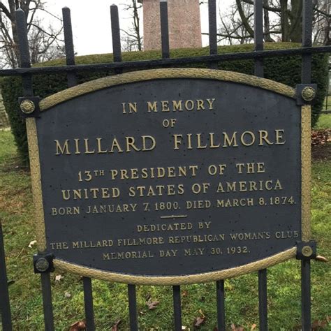 Millard Fillmore S Grave Delaware Park Buffalo Ny